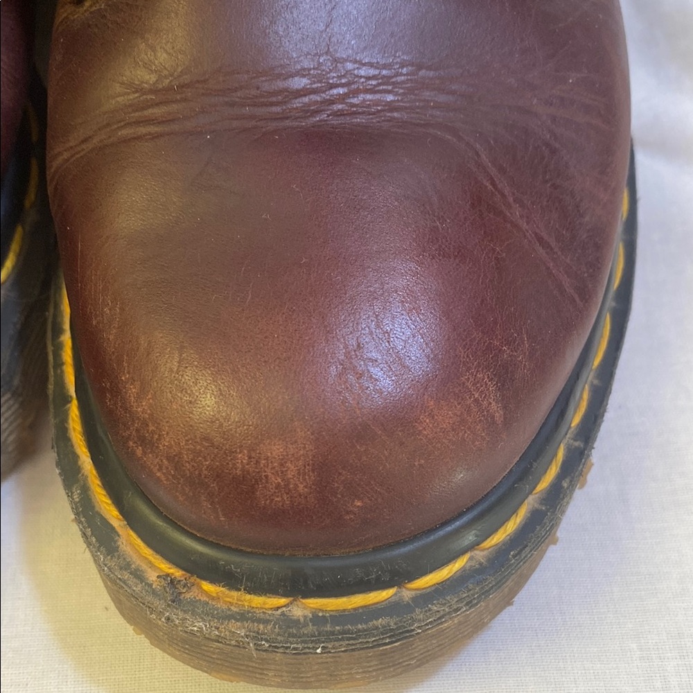 Dr. Martens Brown Leather Lace-Up Boots - Picture 10 of 12